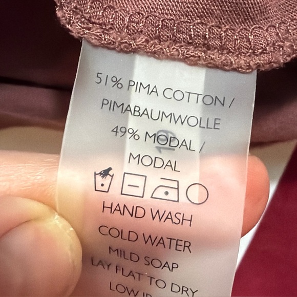 Peruvian Connection BROWN Nicole TURTLE NECK DRESS long Sleeves Flowy Women’s S - Picture 5 of 16